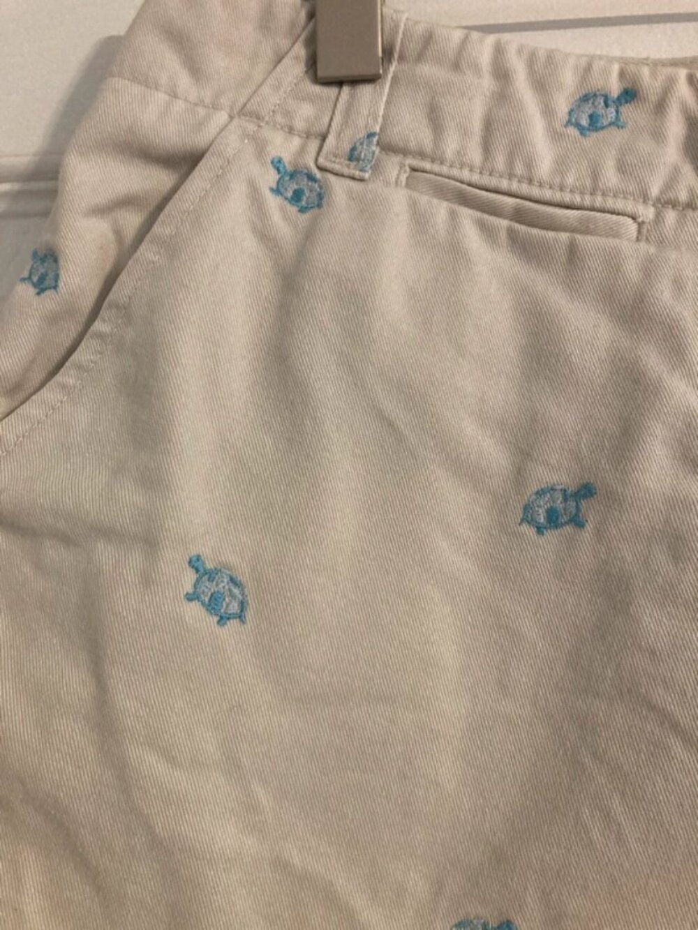J.Crew Chino Shorts with Turtle Embroidery Preppy/Classic - Picture 3 of 5
